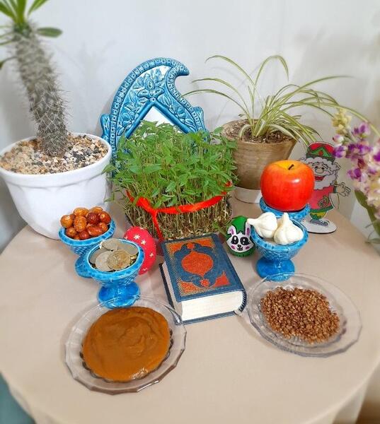 عکس از سفره هفت سین ۱۴۰۲