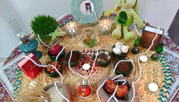 عکس از سفره هفت سین ۱۴۰۲