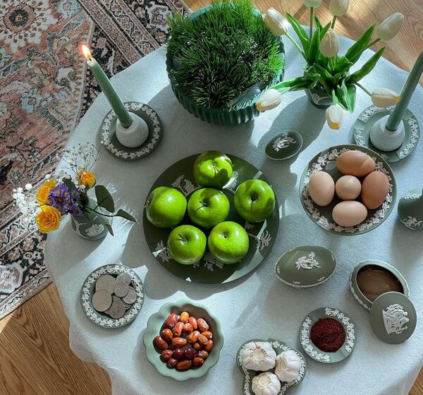 عکس از سفره هفت سین ۱۴۰۲