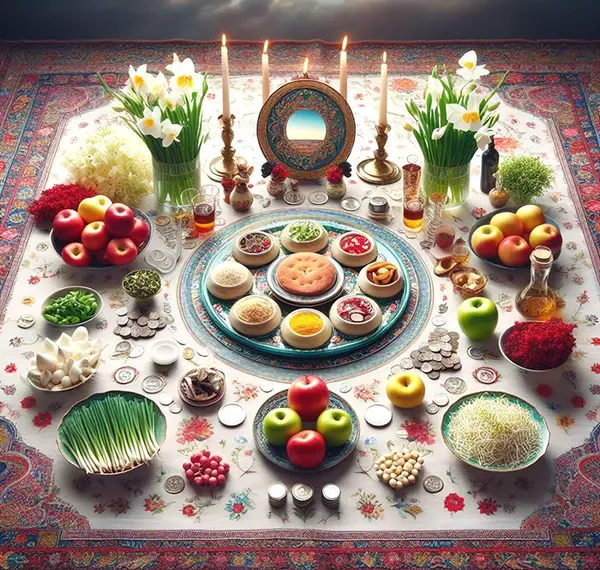 عکس سفره هفت سین نوروزی