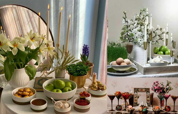 عکس سفره هفت سین نوروزی