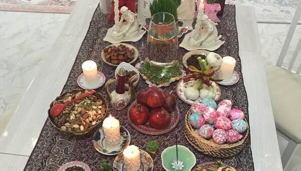 عکس سفره هفت سین نوروزی