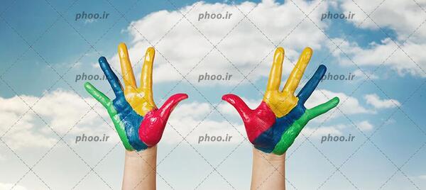 عکس های آسمان رنگی