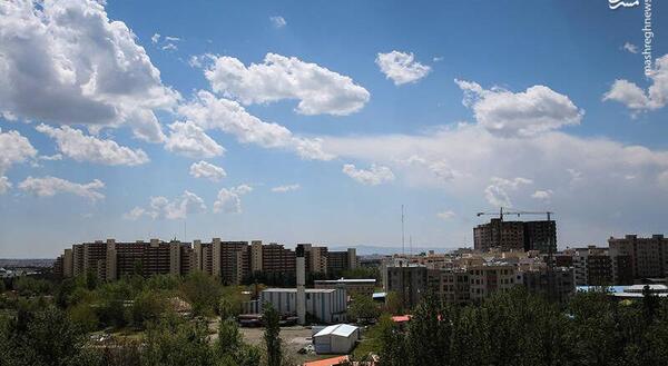 عکس امروز آسمان تهران