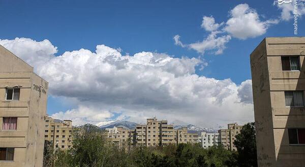 عکس امروز آسمان تهران