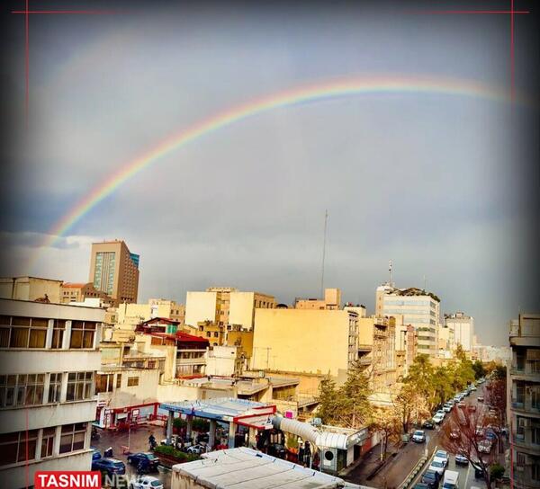 عکس امروز آسمان تهران