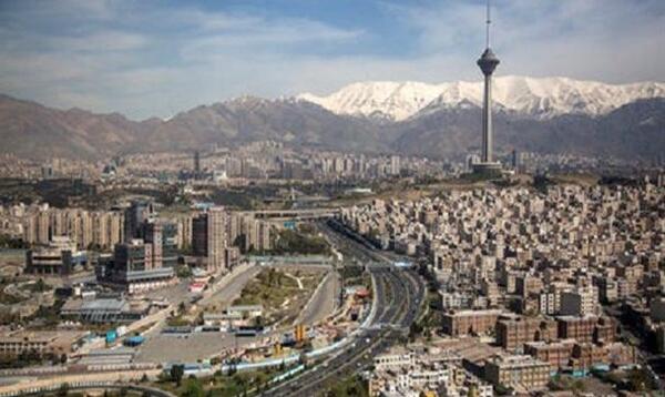 عکس از آسمان تهران
