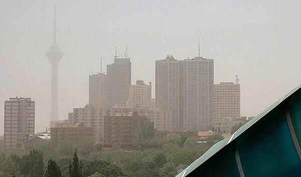 عکس از آسمان تهران