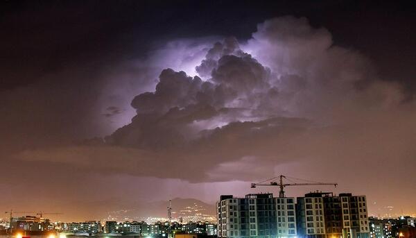 عکس از آسمان تهران