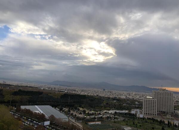 عکس از آسمان تهران