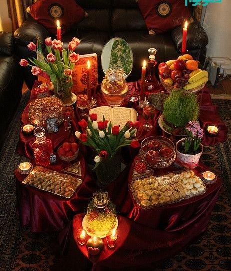 عکس هایی از سفره هفت سین نوروز