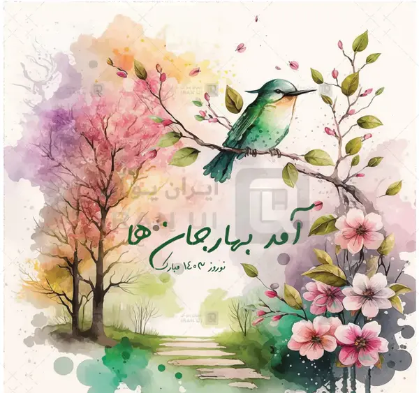 عکس شکوفه بهاری برای پس زمینه