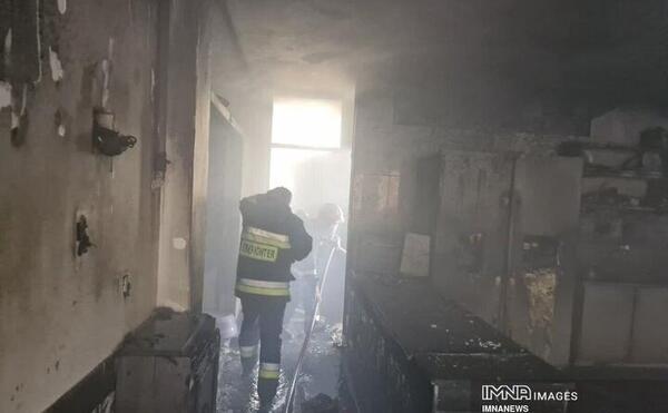 عکس حادثه اتش سوزی