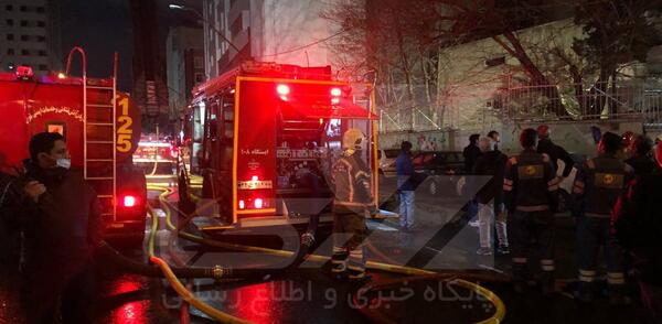 عکس حادثه اتش سوزی