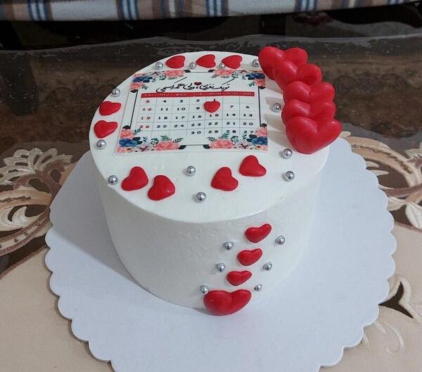 عکس کیک تولدت مبارک همسرم