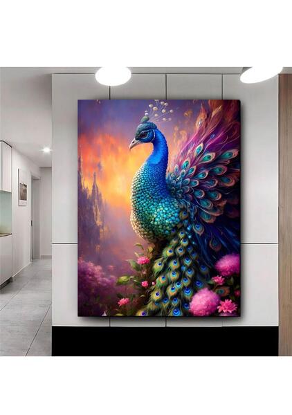 عکس نقاشی طاووس بچه گانه