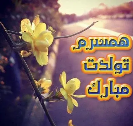 عکس نوشته های تولدت مبارک همسر عزیزم