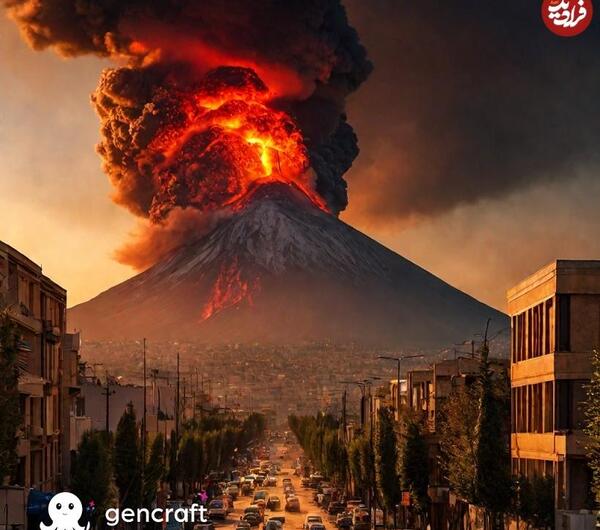 عکس کوه آتشفشان دماوند