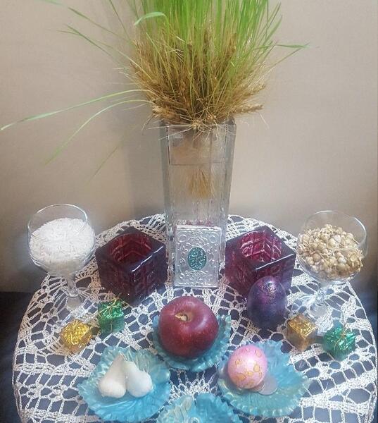 عکس سفره ی هفت سین خانگی