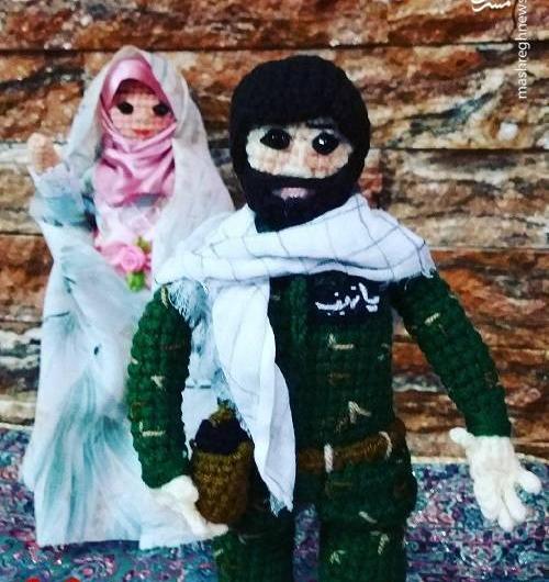 عکس دختر با حجاب عروسک