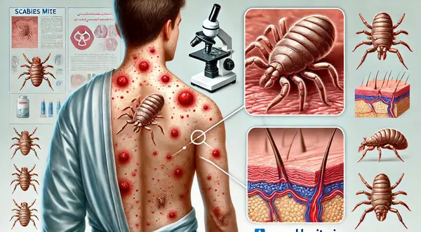 عکس بیماری گال نروژی