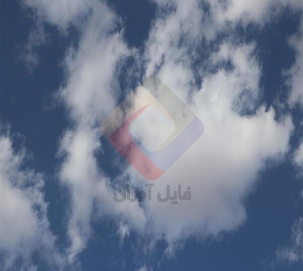 عکس آسمان ابری با کیفیت بالا