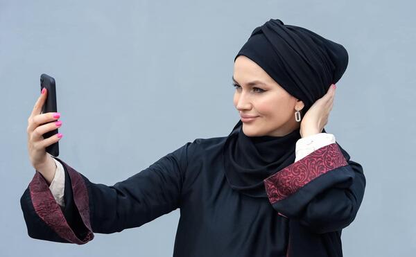 عکس کلاه با حجاب