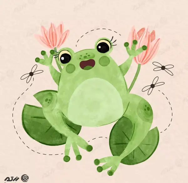 عکس قورباغه بچه گانه