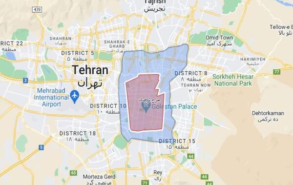عکس دانشگاه امام علی تهران نقشه