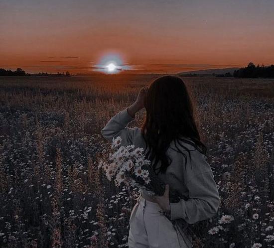 عکس پروفایل غروب آفتاب دخترانه