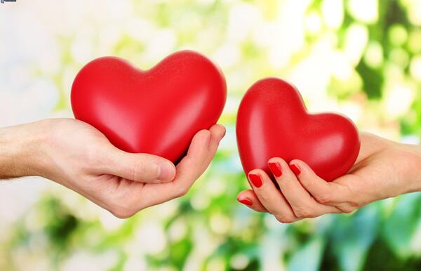 عکس پروفایل دو قلب عاشقانه
