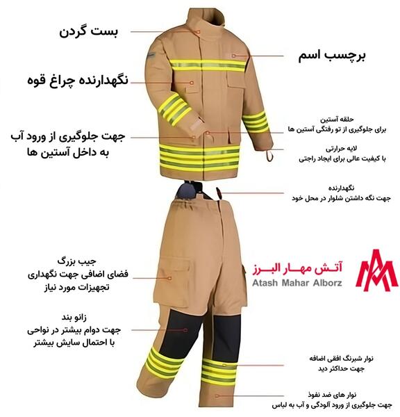 عکس لباس های آتش نشانی