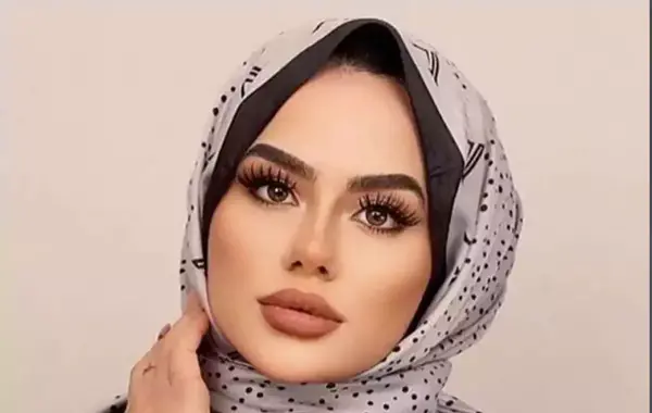 عکس ارایش با حجاب