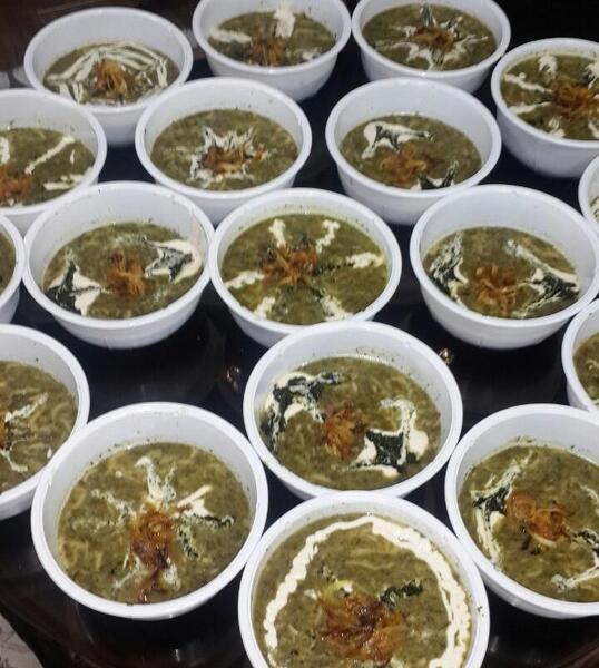 عکس آش رشته پشت پا