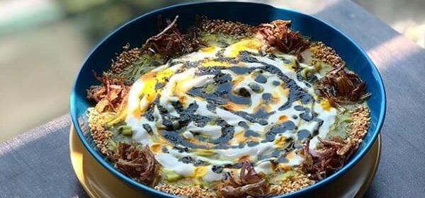 عکس آش رشته پشت پا