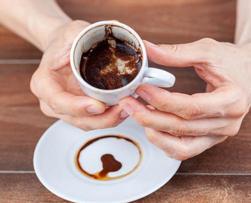 عکس آتشفشان در فال قهوه