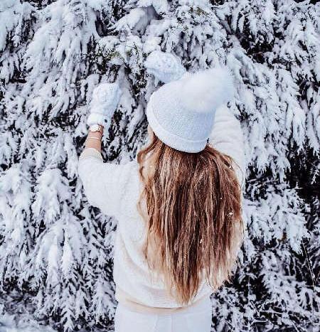عکس پروفایل زمستانی عاشقانه