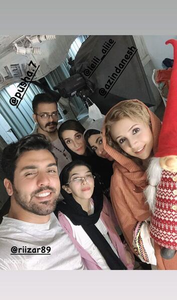 عکس شبنم قلی خانی و بچه اش