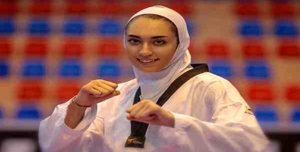 عکس با حجاب کیمیا علیزاده