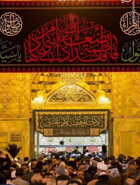 عکس حضرت زهرا و امام حسین
