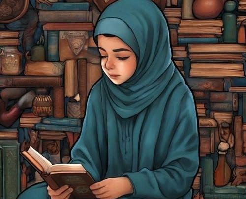 عکس یک مادر با حجاب