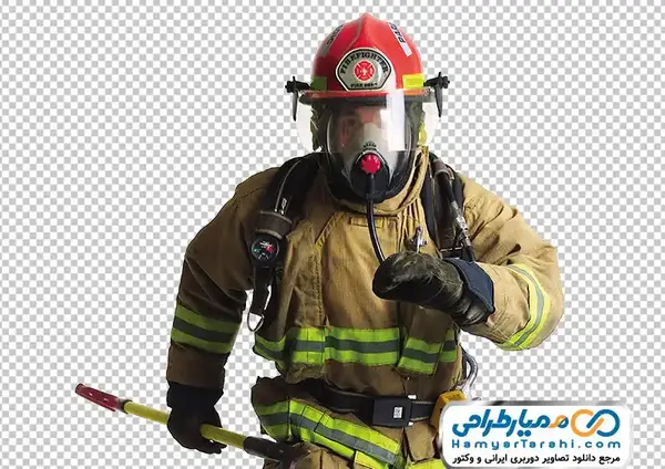 عکس آتش نشان با کیفیت