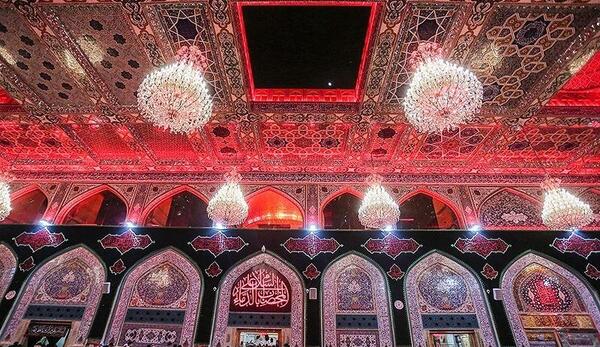 عکس های داخل حرم امام حسین