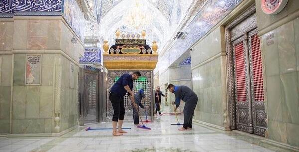 عکس های داخل حرم امام حسین