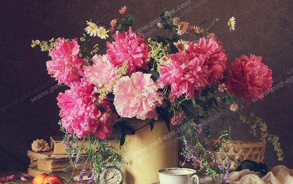 عکس طبیعت با گل های زیبا