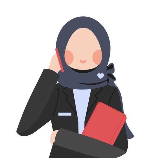 عکس معلم با حجاب فانتزی
