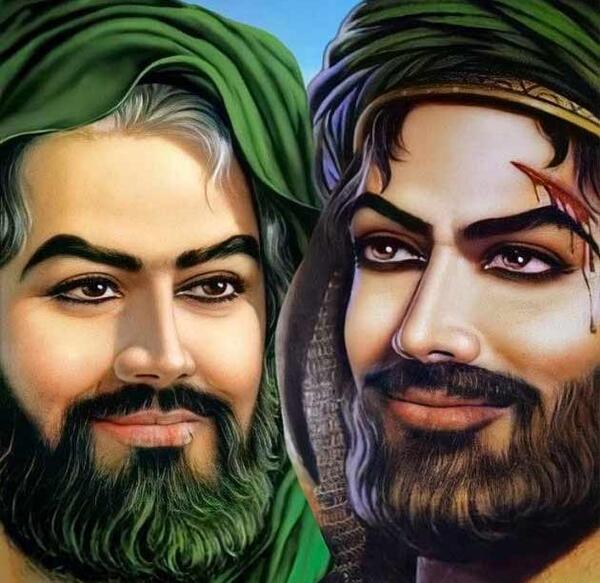 عکس چهره نورانی امام حسین