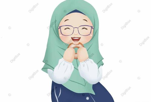 عکس چهار دختر با حجاب کارتونی