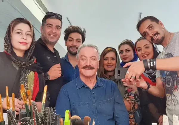 عکس بهاره حسینی و همسرش