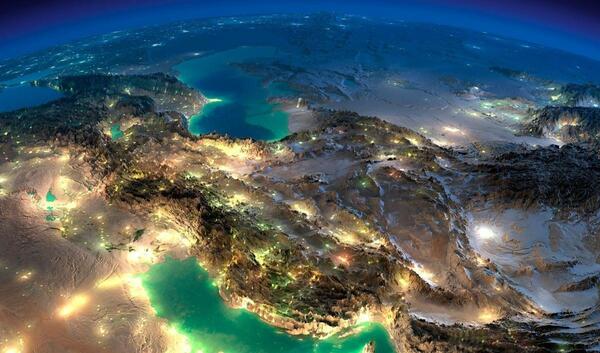 عکس از آسمان ایران